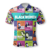Black Woman  Polo Shirt